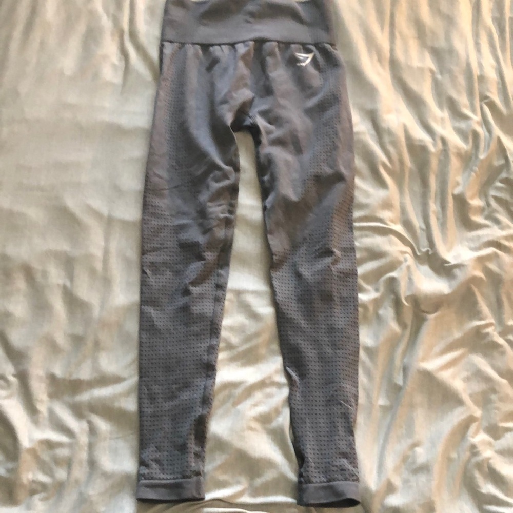Gymshark Gray Leggings Slim Fit Activewear